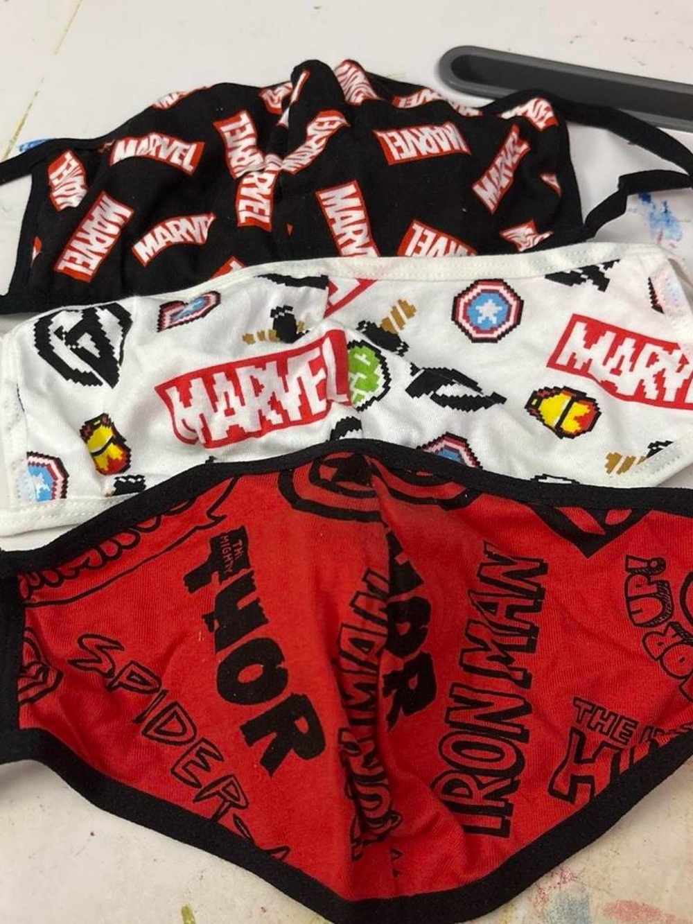 Marvel 3-Pack Face Masks